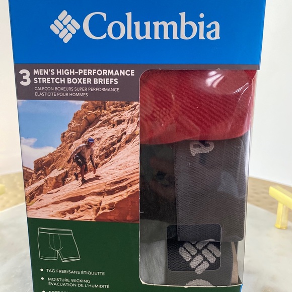 Columbia Underwear & Socks Columbia Mens High Performance Stretch Boxer Briefs Poshmark